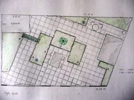 Verrassend nogmaals advies tuinontwerp ondiepe brede tuin | Groeninfo.com TN-09